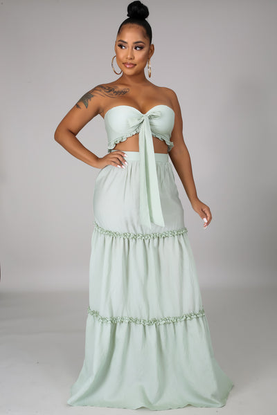 Tube Maxi Skirt Set