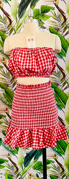 Gia Gingham Set