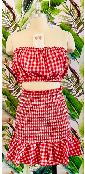 Gia Gingham Set