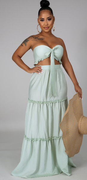 Tube Maxi Skirt Set