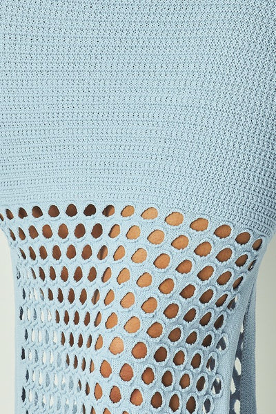 Crochet Knit Maxi Sleeveless Dress