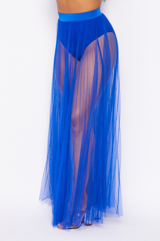 Tulle Skirt Cover Up