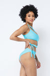 Women's cut out swimsuit