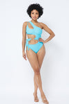 Women's cut out swimsuit