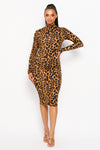Animal print dress