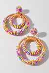 Beaded Circular Earring