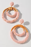 Beaded Circular Earring