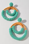 Beaded Circular Earring