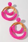 Beaded Circular Earring