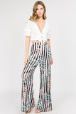 Striped Wide Leg Pants