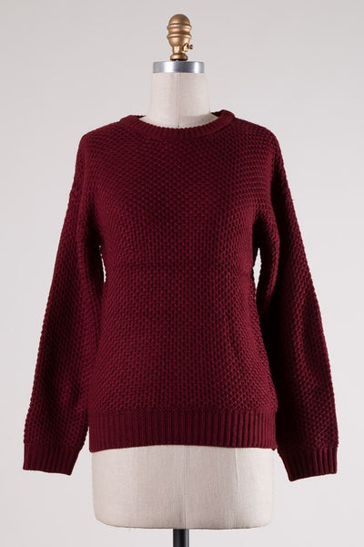Burr Knit Sweater