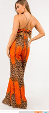 Leopard print jumpsuit