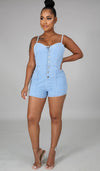 Rachel Light Denim Romper