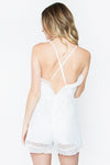 Rosario Lace Ruffle Romper